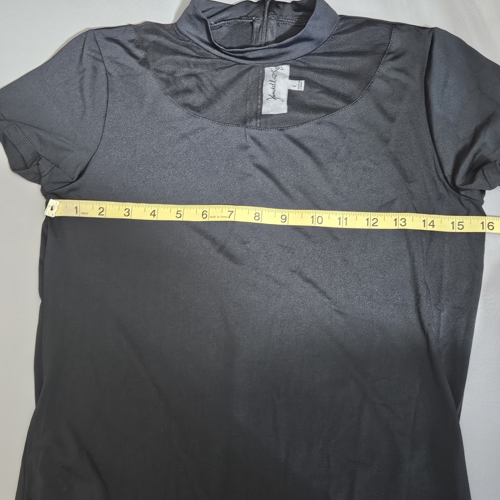 Kendall & Kylie‎ BlackBodysuit Top Mesh Panel - Picture 3 of 7